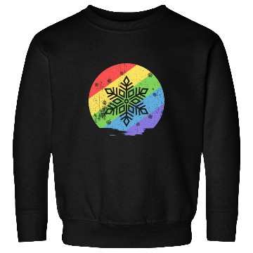 Discover Christmas snowflake rainbow Sweatshirts