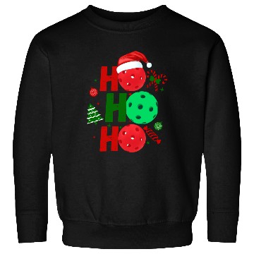 Discover Pickleball Ho Ho Ho Holiday Merry Christmas Sweatshirts