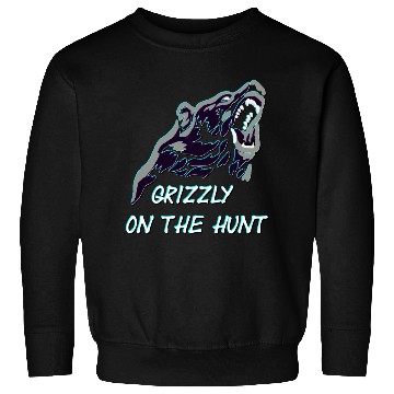 Discover Grizzly On The Hunt Sweatshirts