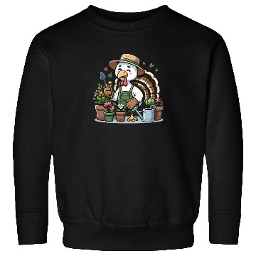 Discover Thanksgiving Garden Turkey Gardener Vegetable Sweatshirts