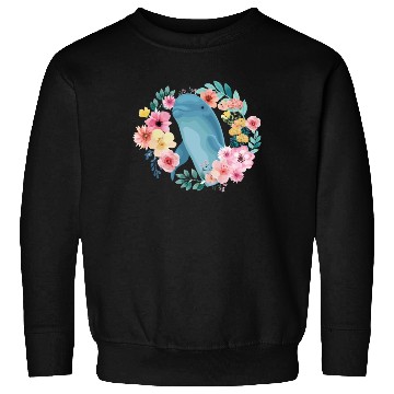 Discover Dolphin Flower Floral Sweatshirts