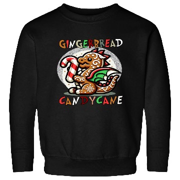 Discover Gingerbread & Candy Cane - A Gingerbread Dragon Sweatshirts