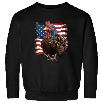 Discover Funny thanksgiving turkey with USA flag Sweatshirts