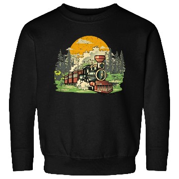 Discover Christmas North Pole Polar Express All Abroad Xmas Sweatshirts