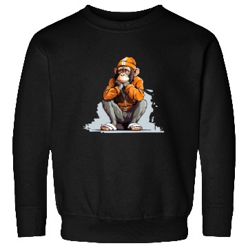 Discover Street Art Monkey Urban Rap Street Monkey Sweatshirts