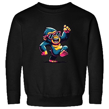 Discover Gorilla With Sunglasses Sweatshirts