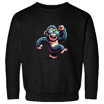 Discover Gorilla With Sunglasses Sweatshirts