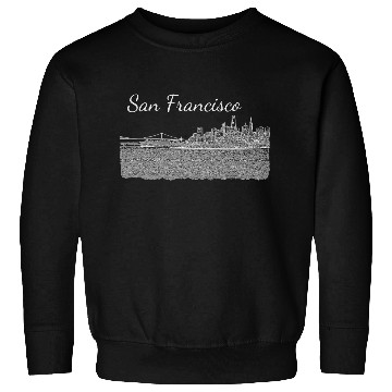 Discover San Francisco - city panorama Sweatshirts