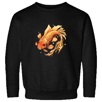 Discover Koi Fish Japanese Carp Pond Sweatshirts