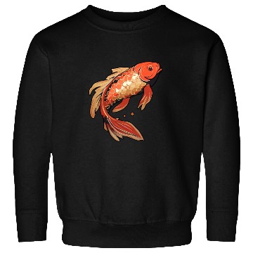 Discover Koi Fish Japanese Carp Pond Sweatshirts