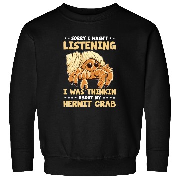 Discover Sea Creature Seafood Shells Hermit Crab Lover Sweatshirts