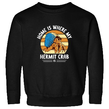 Discover Sea Creature Seafood Shells Hermit Crab Lover Sweatshirts
