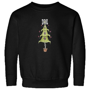Discover Sci-Fi Alien Robot Christmas Tree Sweatshirts