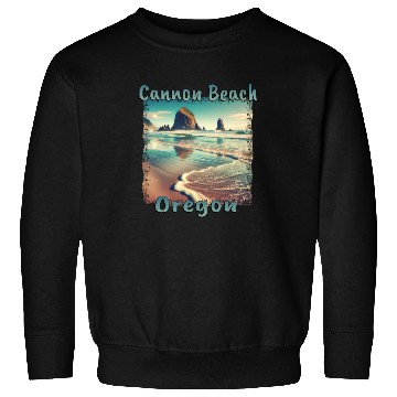 Discover Cannon Beach, Oregon, USA - Relaxing Seaside Sweatshirts