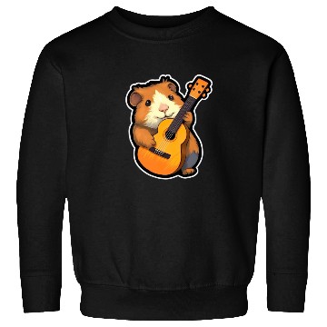 Discover Guinea Pig with Guitar for a Guinea pig owner Sweatshirts