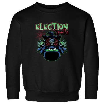 Discover Election Spells Witch Spooky Halloween Meme Voter Sweatshirts