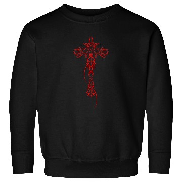 Discover Cyber Crucifix Awesome Cybersigilism For Geometric Sweatshirts