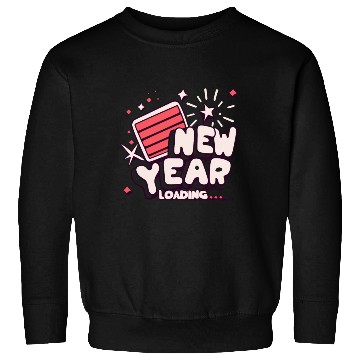 Discover NYE New Year Loading Cheers To Festive New Year's Sweatshirts