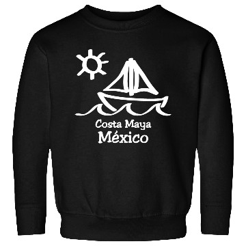 Discover Costa Maya Mexico Sailboat Vacation Trip Beach Sweatshirts