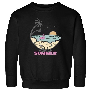 Discover Aloha Summer Flamingo Sweatshirts