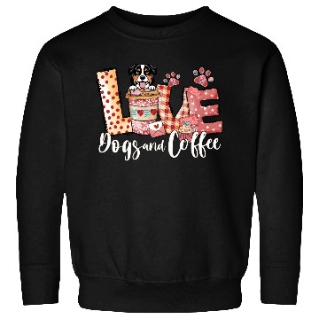 Discover Australian Shephard Dog Coffee Lover Valentines Da Sweatshirts