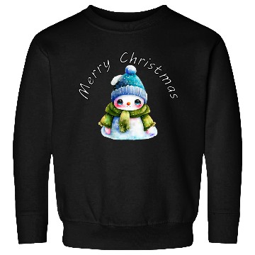 Discover Merry Christmas cute snowman Sweatshirts