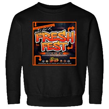 Discover Dj Feel X - Fresh Fest Vol 1Classic 80s Hip Hop Sweatshirts