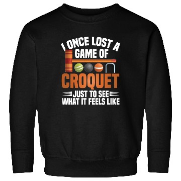 Discover Croquet Mallet Croquet Club Croquet Player Croquet Sweatshirts
