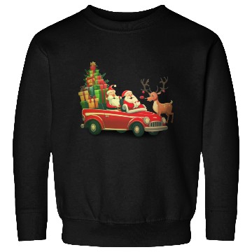 Discover christmas car Sweatshirts