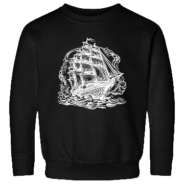 Discover Old Cruise Ship Elegant Sailing Ship Sweatshirts