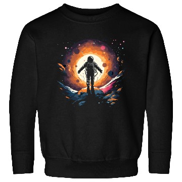 Discover Vintage Minimalist Astronaut Space Adventure Sweatshirts