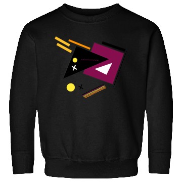 Discover Geometric Shapes Simple Colorful circle triangel Sweatshirts