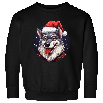 Discover Wolf Christmas Sweatshirts