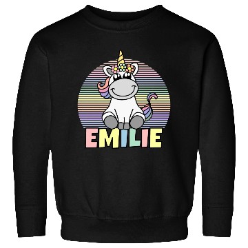 Discover Emilie Name Unicorn Sweatshirts