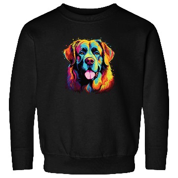 Discover Watercolor Colorful Great Pyrenees Sweatshirts