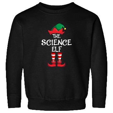 Discover Science Elf Matching Family Christmas Sweatshirts