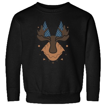 Discover Moose Mountains Design Boho Style Vector 3 Colors Sweatshirts