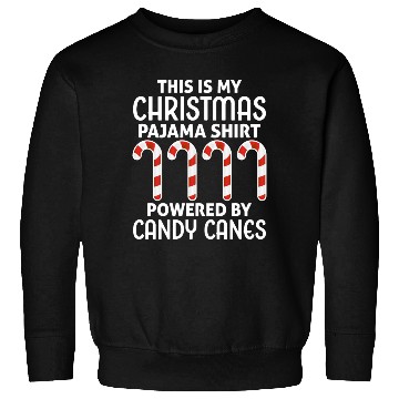 Discover This is My Christmas Pajama Sweatshirts Candy Canes