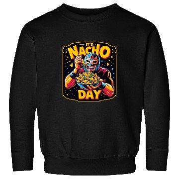Discover Mexican Wrestling Wrestler Lucha Libre Nacho Sweatshirts