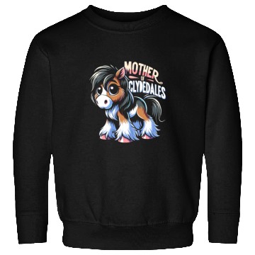 Discover Draught Horse Lover Giant Horse Breed Clydesdale Sweatshirts