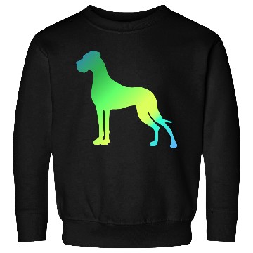 Discover Green Yellow Great Dane Sweatshirts
