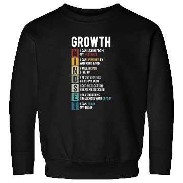 Discover growth mindset Sweatshirts