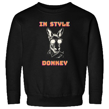 Discover In style Donkey retro Sweatshirts