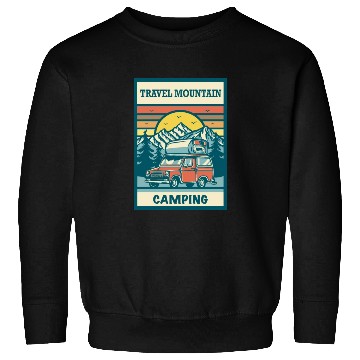 Discover Travel mountain camping Sweatshirts