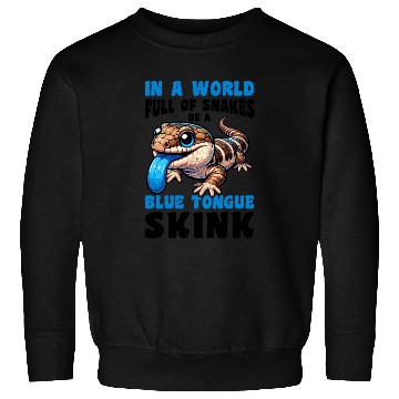 Discover Lizard Collector Reptile Lover Blue Tongue Skink Sweatshirts