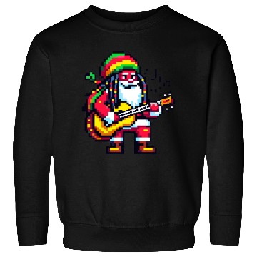 Discover Reggae Rhythms with Santa - Christmas Beat Sweatshirts