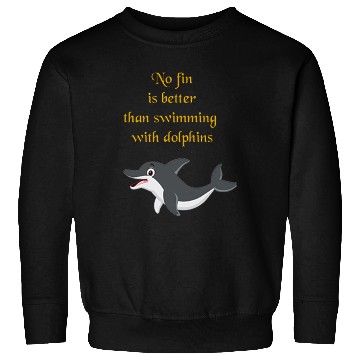 Discover Embrace the Waves with Dolphins Sweatshirts