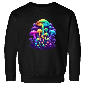 Discover Psychedelic Colorful Mushroom Sweatshirts