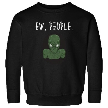 Discover Ew People Scary Alien Shape Sweatshirts