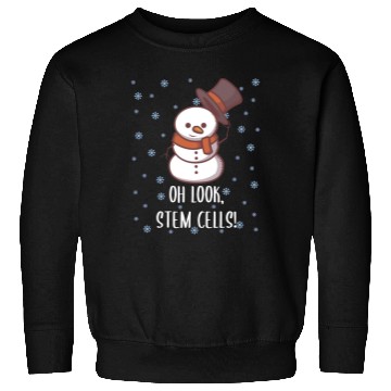 Discover Look Stem Cells Christmas Science Biology Sweatshirts